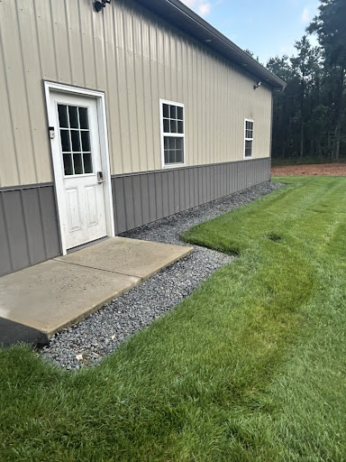 Building Foundation Crushed Stone Drip Border